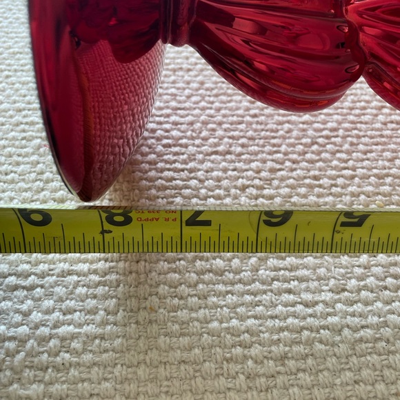 ❤️SOLD❤️New Bath&BodyWorks Red Chrome 3 wick candle holder - Picture 5 of 13